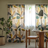 Dracaena カーテン イエロー