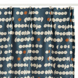 Tomoko Murata(ムラタトモコ)の Light dots カーテン ネイビー