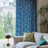 Tomoko Murata(ムラタトモコ)の Soil カーテン ネイビー