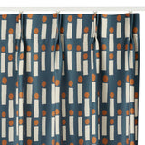 Tomoko Murata(ムラタトモコ)の Sun light カーテン ネイビー