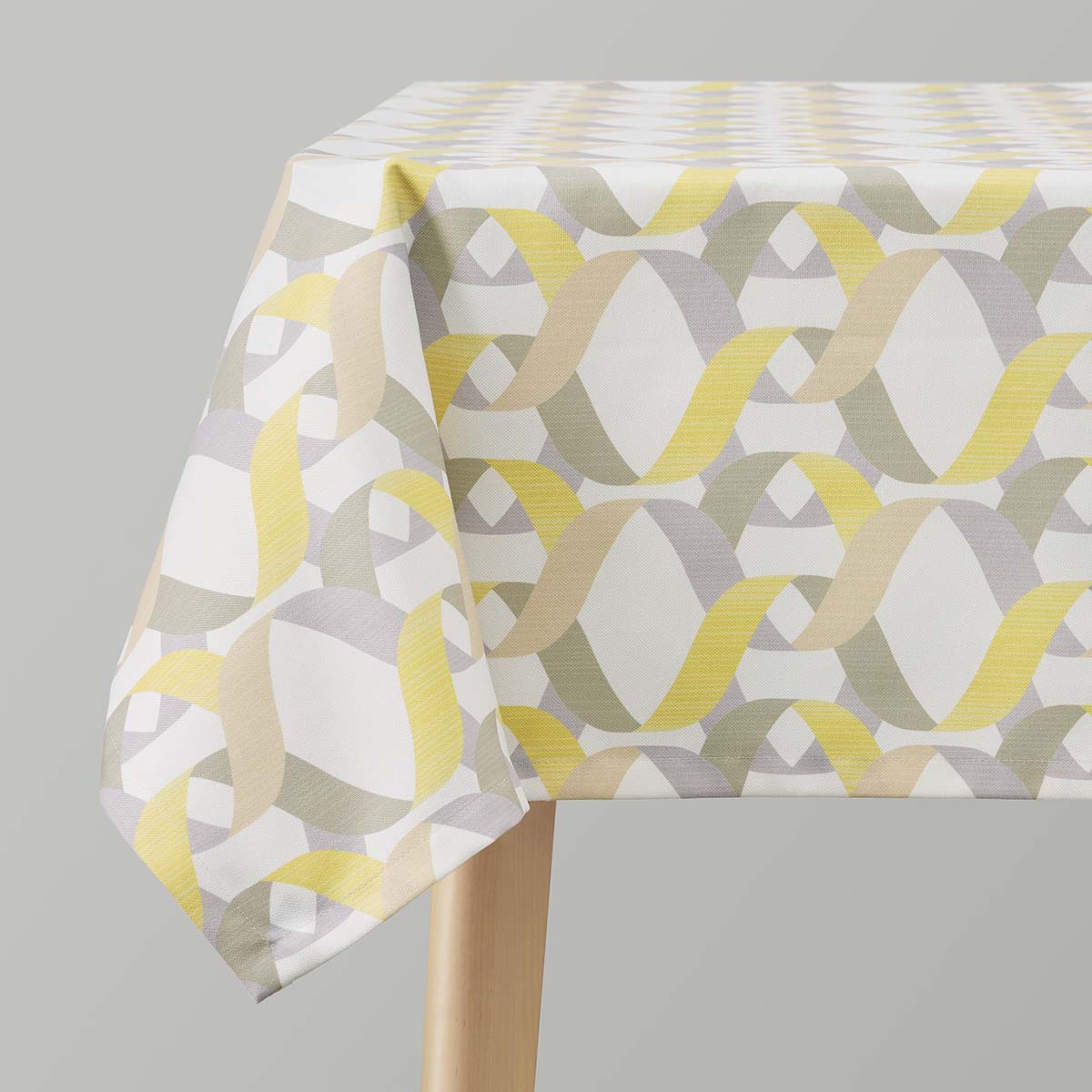 Wishes テーブルクロス イエロー パピエ ティグル デザイン Wishes テーブルクロス イエロー