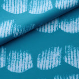 Tulips 生地 ティールブルー