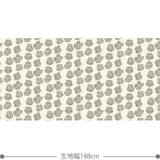 Flowers Shadow 生地 グレー
