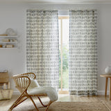 Souk カーテン モノトーン