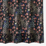 Night Garden カーテン ミッドナイトブラック