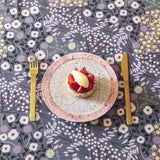 Night Garden テーブルクロス スレートグレー