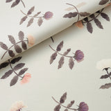 野ばら 生地 グレー