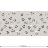 野ばら 生地 グレー