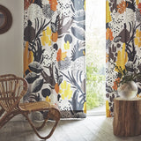 Sarahbel (サラベル) デザイン cactus カーテン グレー