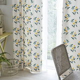 Sarahbel (サラベル) デザイン Floret Flowers カーテン イエロー