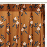 Sarahbel (サラベル) デザイン Floret Flowers カーテン ブラウン