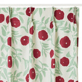 Floral Vines カーテン レッド