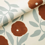 Sarahbel (サラベル) Floral Vines 生地 ブラウン