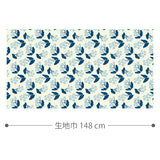 Petite Flowers 生地 ペールブルー