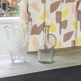 Shapes カーテン ペールピンク グレー