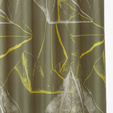 BONE カーテン イエローグリーン