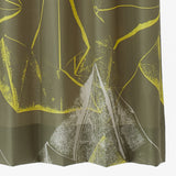 BONE カーテン イエローグリーン