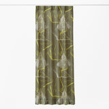 BONE カーテン イエローグリーン