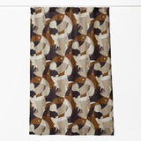 生命 カーテン ブラウン