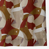 生命 カーテン レッド