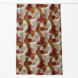 生命 カーテン レッド