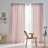 UROKO カーテン ピンク