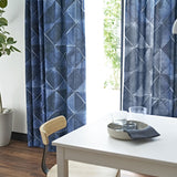 無限 カーテン ネイビーブルー