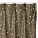 YUKO KATSUKI (香月 裕子) デザイン てんてん カーテン ブラック アイボリー