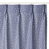 YUKO KATSUKI (香月 裕子) デザイン てんてん カーテン ブルー アイボリー