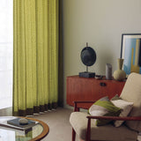 YUKO KATSUKI (香月 裕子) デザイン てんてん カーテン カーキ アイボリー