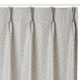 YUKO KATSUKI (香月 裕子) デザイン てんてん カーテン グレー アイボリー