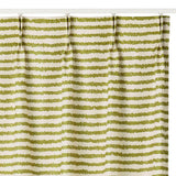 YUKO KATSUKI (香月 裕子) デザイン しましま カーテン カーキ