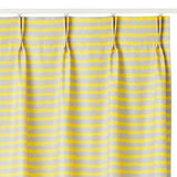 YUKO KATSUKI (香月 裕子) デザイン しましま カーテン グレー イエロー