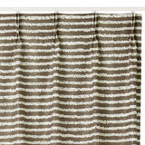 YUKO KATSUKI (香月 裕子) デザイン しましま カーテン ブラック アイボリー