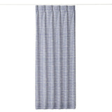 しましま カーテン ブルー アイボリー