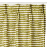 YUKO KATSUKI (香月 裕子) デザイン しましま カーテン カーキ アイボリー