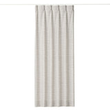 しましま カーテン グレー アイボリー