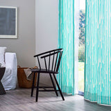 Masayoshi Oya (マサヨシ オオヤ)デザイン Folkdrakter カーテン ブルーグリーン