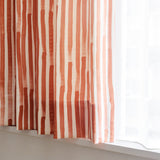 Masayoshi Oya (マサヨシ オオヤ)デザイン Folkdrakter カーテン テラコッタブラン