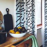 Stickor カーテン グレー