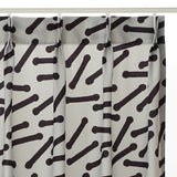 Stickor カーテン グレー