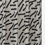 Stickor カーテン グレー