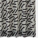 Stickor カーテン グレー