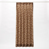 Stickor カーテン ブラウン