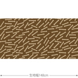 Stickor 生地 ブラウン