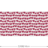 Tulips 生地 ライトピンク