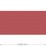 Canvas カーテン レッド