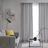 Snow カーテン ホワイト モノトーン