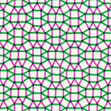 Oleron 生地 ラズベリーピンク グリーン