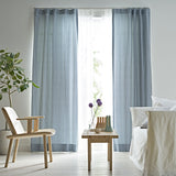 Molene カーテン ブルー グリーン